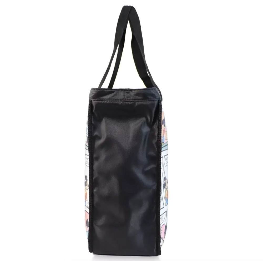 Disney Mickey Minnie Mouse Comic Strip Zipper Tote Travel Overnight Large Bag - Picture 8 of 17